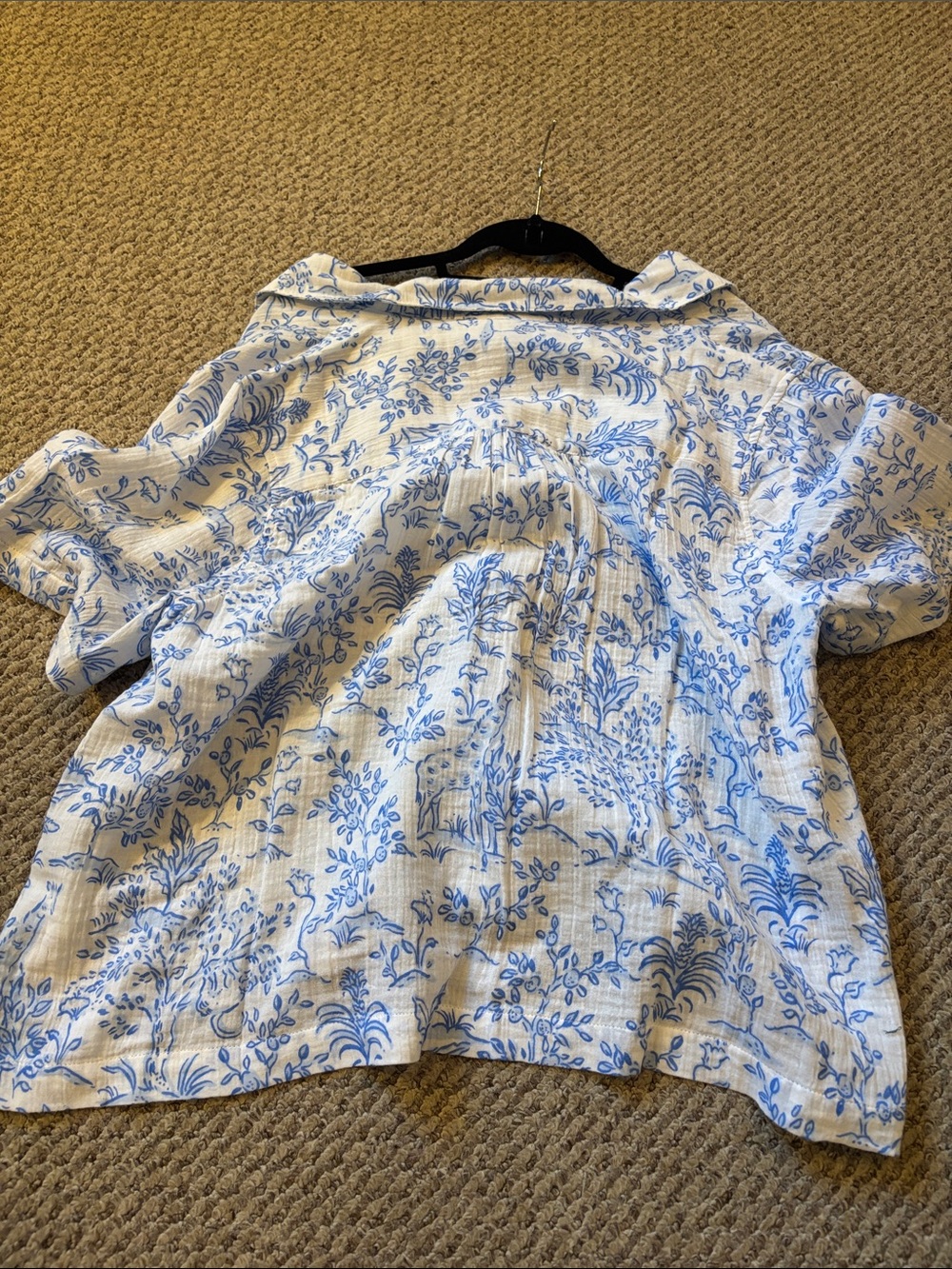 NWT!! Lilly Pulitzer Blue & White Floral Swim Coverup Set - Picture 10 of 10